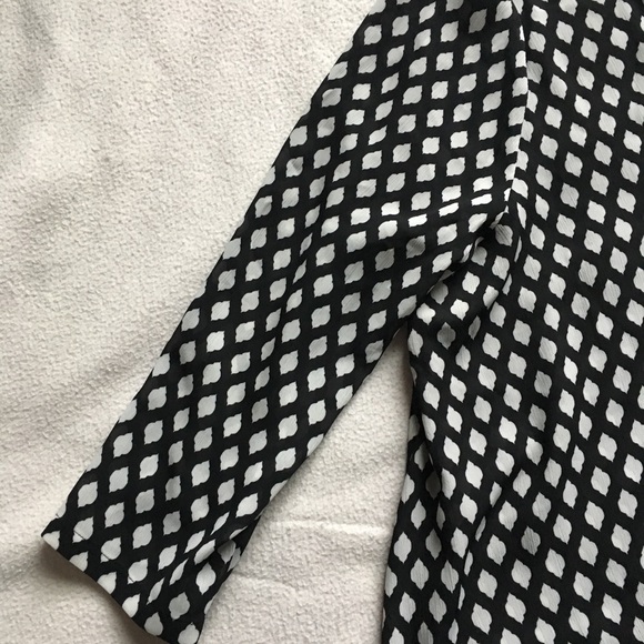 Whbm criss cross draped sheer wrap top - Picture 4 of 8